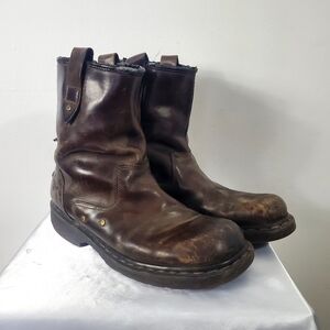 Dr. Martens Men's Brown Leather Boots 10US